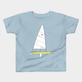 Laser Sailboat Kids T-Shirt